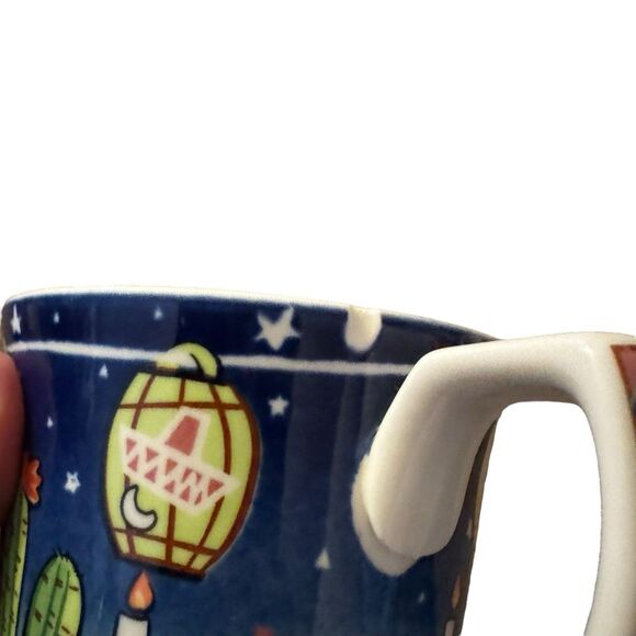 2 Saint James Fine China Hankook 1351 Desert Light Coffee Tea Mug Small Chip - Picture 6 of 9